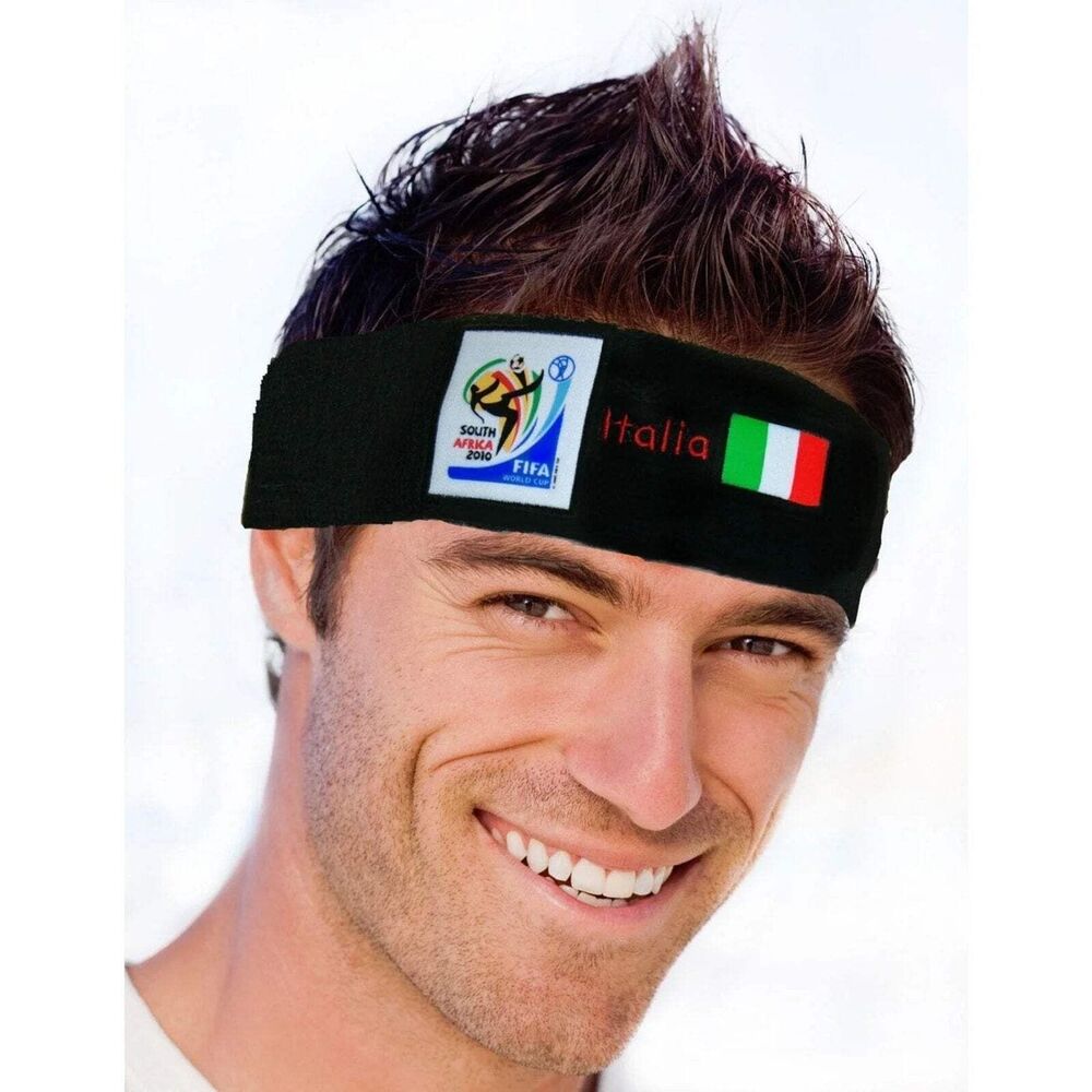 Italy World Cup Soccer Headband 50-Count Case Pack – Official FIFA Licensed Retr